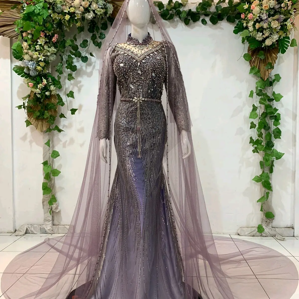 kebaya pengantin gradasi Wanita Dress