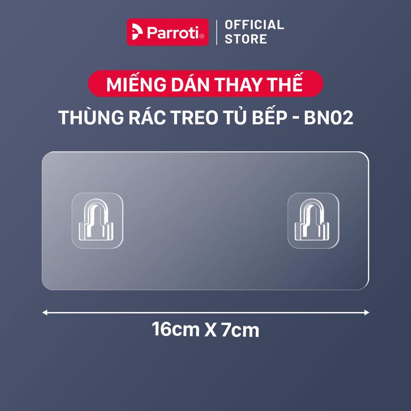 Miếng Dán Thay Thế Thùng rác treo tường Parroti - BN02 