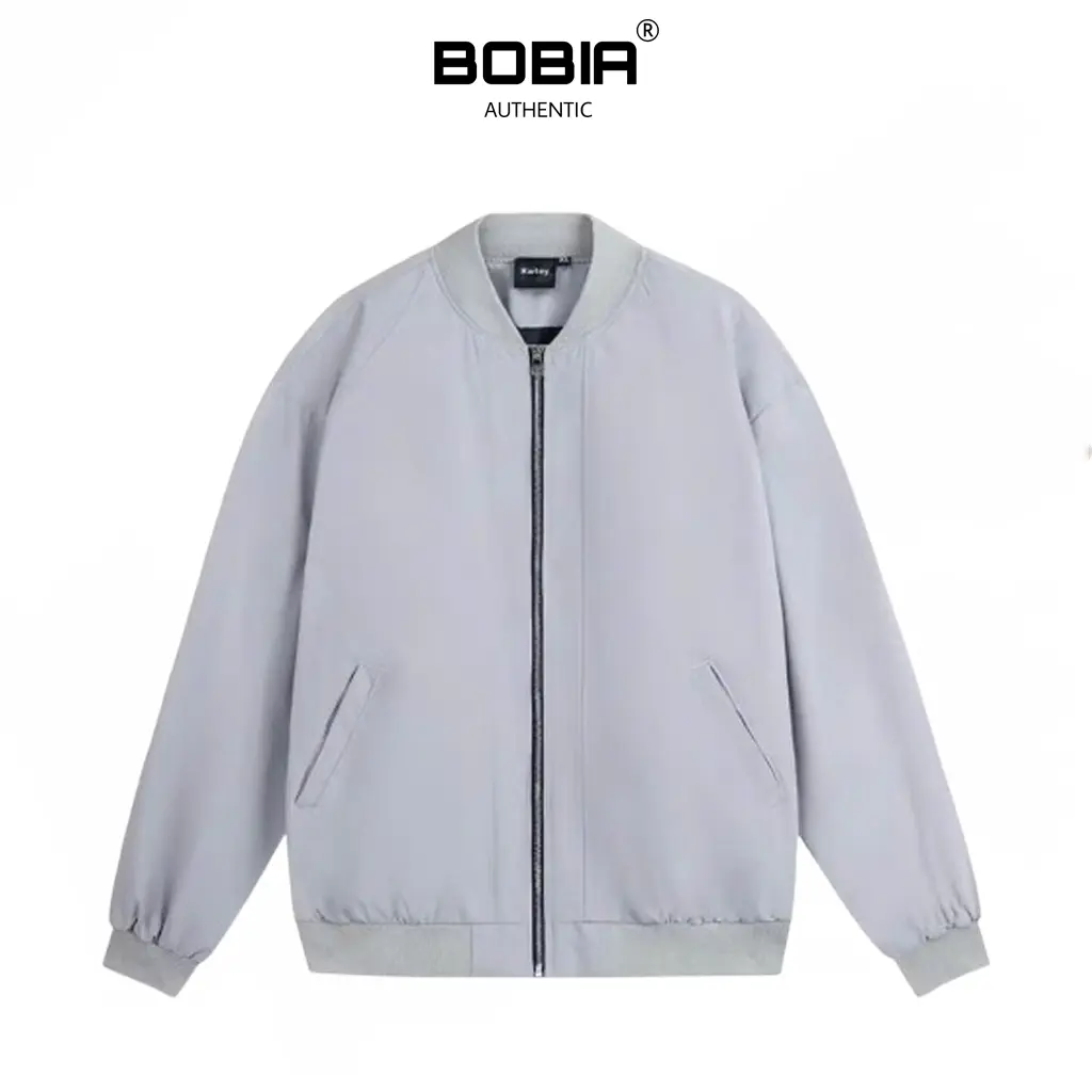 Áo khoác gió bomber hai lớp nam nữ cao cấp tráng bạc trượt nước