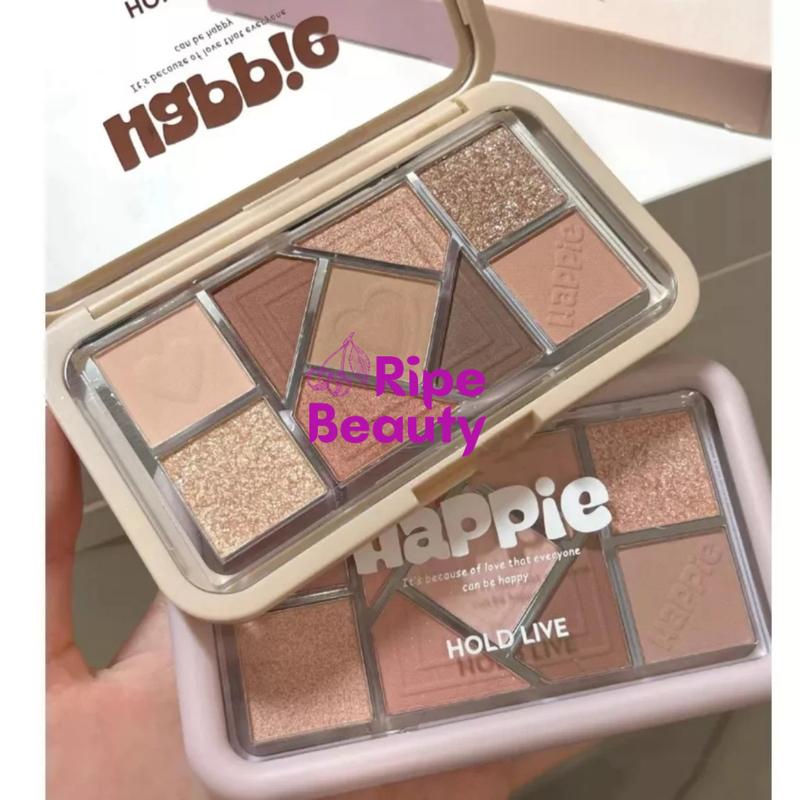 Bảng Phấn Mắt HOLD LIVE 9 Ô Màu Trang Điểm Tự Nhiên Lấp Lánh