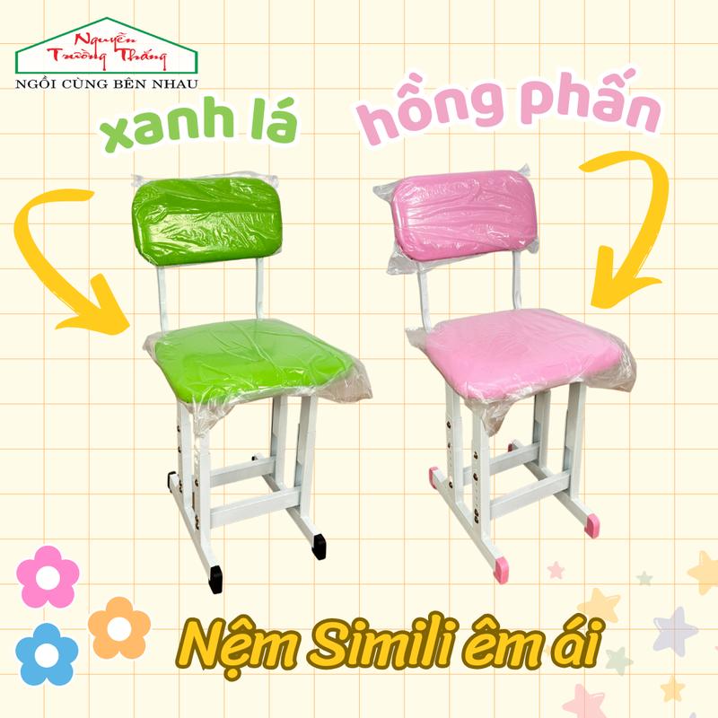 Ghế chống gù tăng chỉnh chiều cao cho học sinh chịu lực 120kg, 3 màu hồng, biển, lá chọn màu ghi chú vào đơn hàng 4