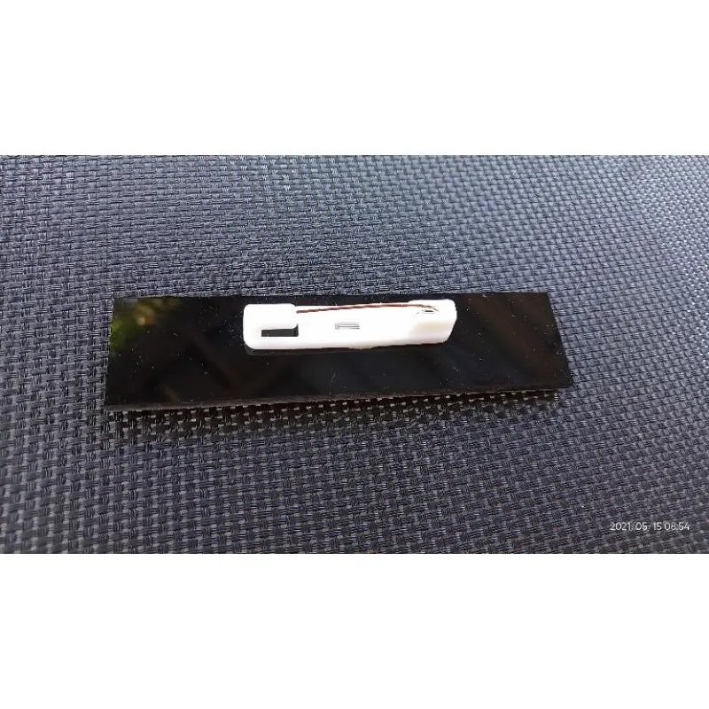 Name Tag Papan Nama Warna Gold Emas Mengkilat - Peniti - Magnet #Name Tag Indonesia 5