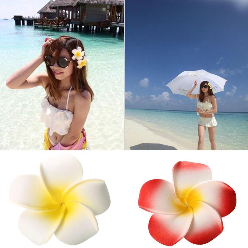 Product Introduction of Hair Clamp Wedding Decoration Egg Blossom Hair Clips Party Supplies For Bridal Wedding Party Beach Holiday Flower Headwear Hair Accessories Duck Billed Clip Hair Barrette Hawaiian 11