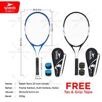 Gambar SPEEDS Raket Tenis Trainer Set Bola Tenis Raket Tennis Racket Alat Ball Olaharaga 23inch 032-11 - Dewasa Biru 27inch dari SpeedsShop Kab. Tangerang 2 Tokopedia