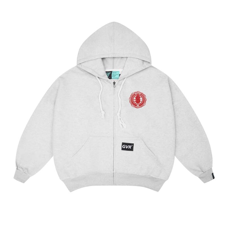 Áo khoác khóa kéo FOREVER form boxy, khóa kéo 2 đầu Unisex_GAVER Women Top 4