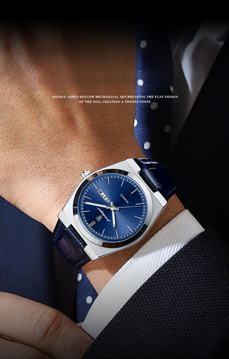 Product Introduction of Ultra-Thin Men's Watch Waterproof New Quartz Watch Men chuan  watch 1