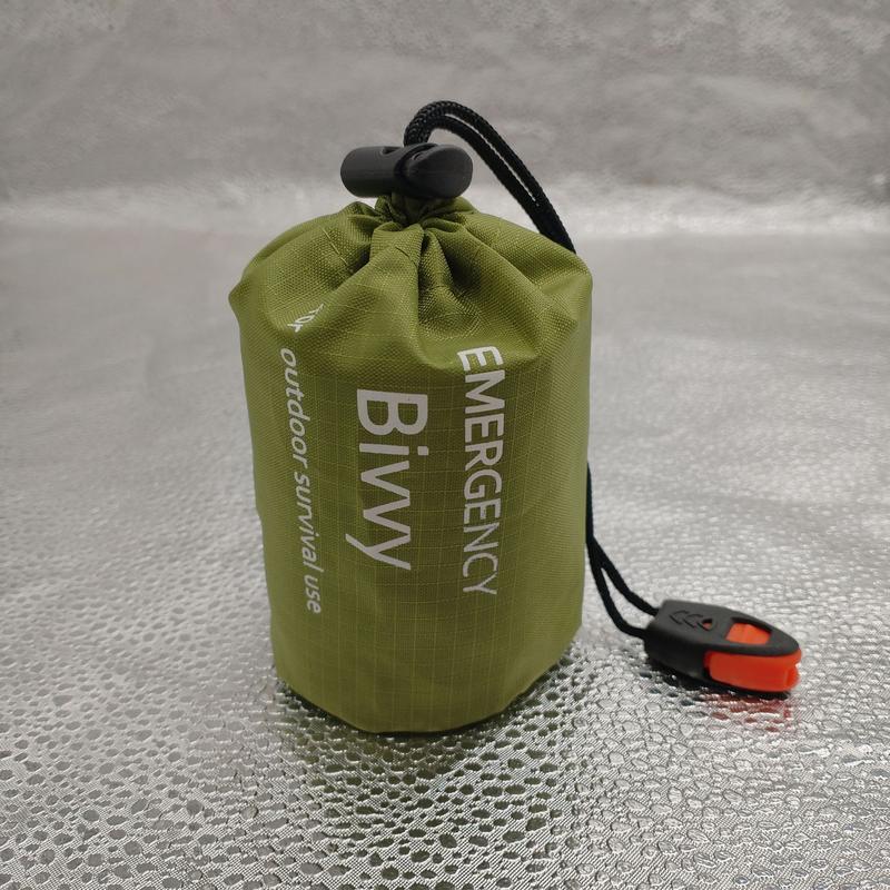 Outdoor Emergency Survival Sleeping Bag Thermal Blanket Mylar Waterproof Reusable Sack Portable Camping Hiking Emergency Gear 7