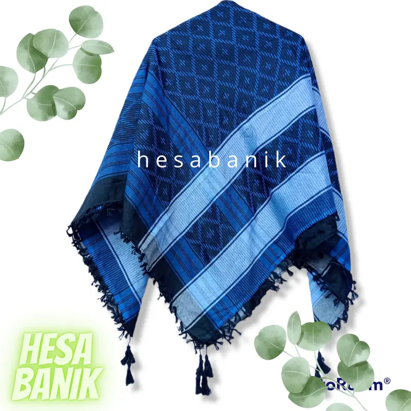 Sorban Songket Tenun / Sorban segiempat / Hijab Sorban / Sorban Songket Rumbai 8