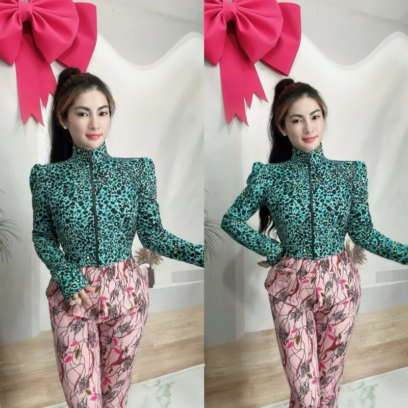 Áo Khoát Lẻ { Beo Có Dây Kéo Cao Cỗ Ủ Kem } Size 12345 - Nữ