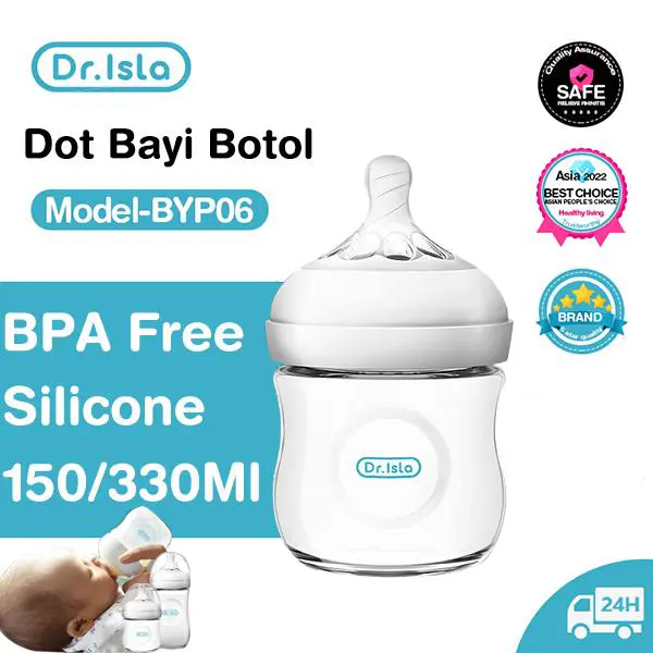 Botol Minum Bayi Baru Lahir Bebas BPA 330ml/150ml, Bahan Aman PP Accessories Bottle 0