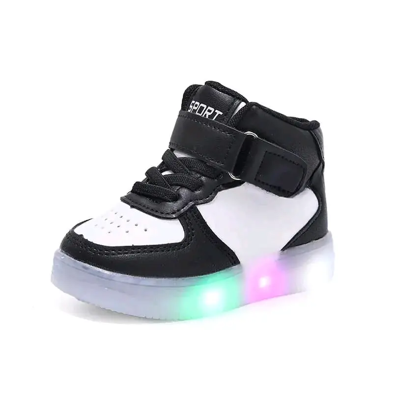 Dequeen's Store [COD] Sepatu anak Import MAKENA lampu LED