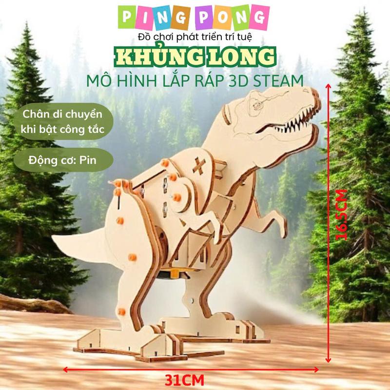 [Nhiều Mẫu] Mô Hình Lắp Ráp STEAM 3D bằng gỗ: Máy Phát Điện, Cano, Vệ Tinh, Cối Xay Gió, Xe Tăng, Tua Bin, Xe Đua... 7