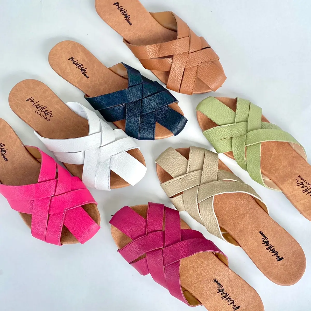 MuhunLeather - Sandal kulit wanita | Sandal Papirut | Borongsong | sandal Sandal kulit Garut Perempuan
