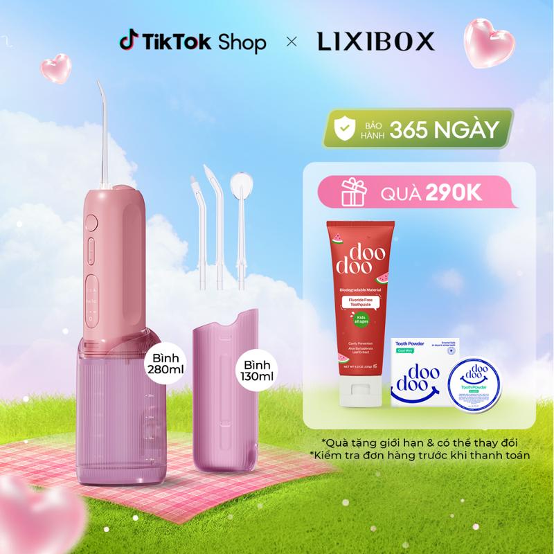 Máy Tăm Nước 2 Bình Thay Thế Halio UltraClean Express Hydro Floss Phiên Bản Nâng Cấp Dành Cho Răng Niềng - Phiên bản mới tam  nuoc may  tam