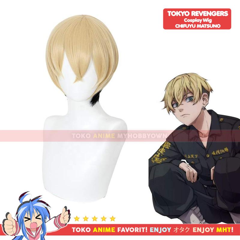 Cosplayer Rambut Kuning Wig Cosplay Anime Tokyo Revengers : Matsuno Chifuyu Rambut Palsu - Shop ...