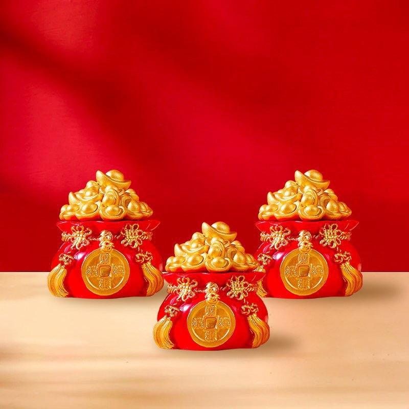 【Hot Set 3 Hũ Đựng Muối Gạo Đầu Năm Mới - Trang Trí Bàn Làm Việc Decor Phòng Trang Trí Nhà