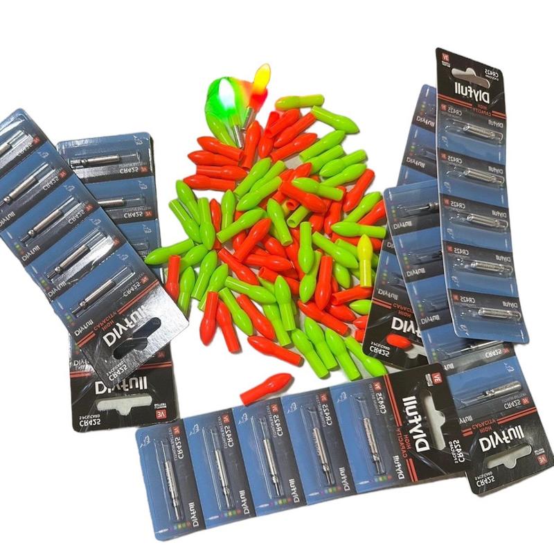 Combo 10 bóng 2vỉ pin 425 câu lục Bắt Cá Đi Câu Fishing Câu Cá Mồi Lure