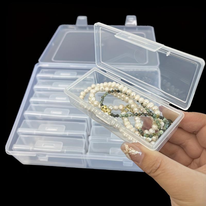 Transparent Jewelry Storage Box, 1 Set 12 Grids Portable Jewelry Organizer, Jewelry Storage Box for Hair Accessories Necklace Ring, Home Organizer 2