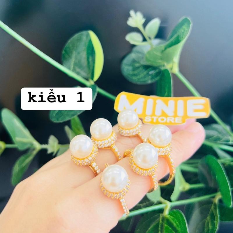 Nhẫn nữ ngọc trai có đinh kim...dôngdo 1
