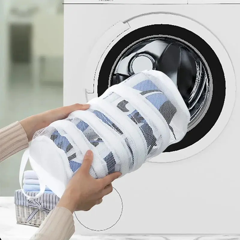 Washing Shoes Mesh Bag Washing Machine Special Laundry Shoe Protector Anti-deformation Drying Bag Travel Shoe Storage Bags 2