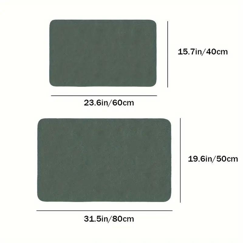 Diatomite Bath Mat, 1 Count Non-slip Quick Dry Bath Mat, Absorbent Bathroom Mat, Bathroom Accessories, Home Supplies 1