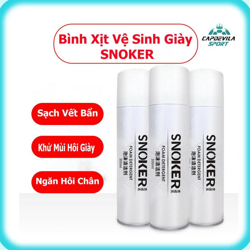 Chai Vệ Sinh Giày, Bình Xịt Bọt Tuyết Giặt Khô Giày Giặt Giày Khô Snoker Dung Dịch Vệ Sinh Giày Dép Snoker Cao Cấp