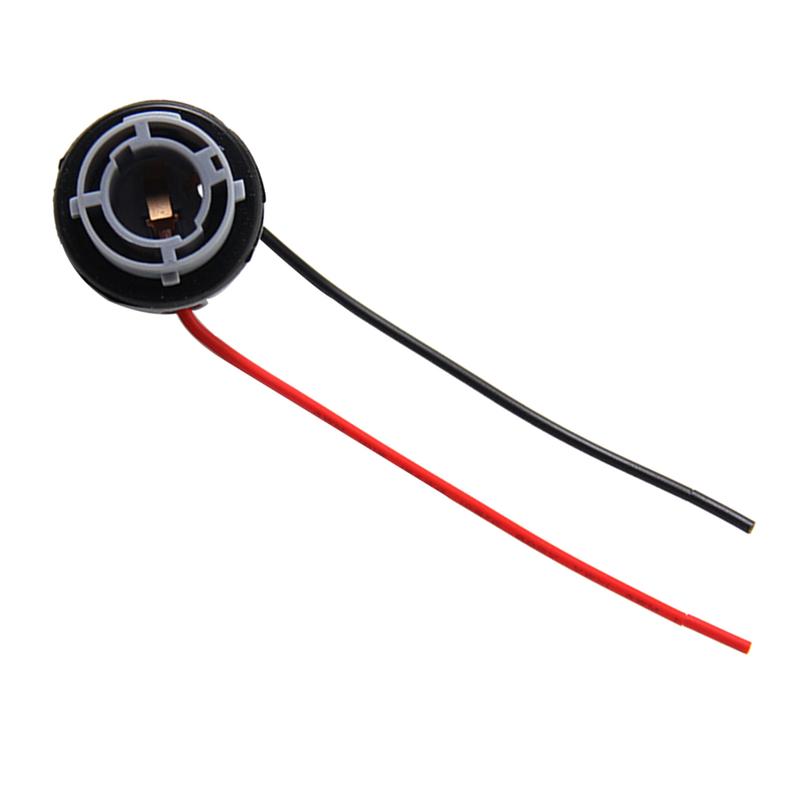 wnnerke- 1156 BA15S Car Plug Metal Base Bulb Socket Lamp Holder Copper Core Wire 0