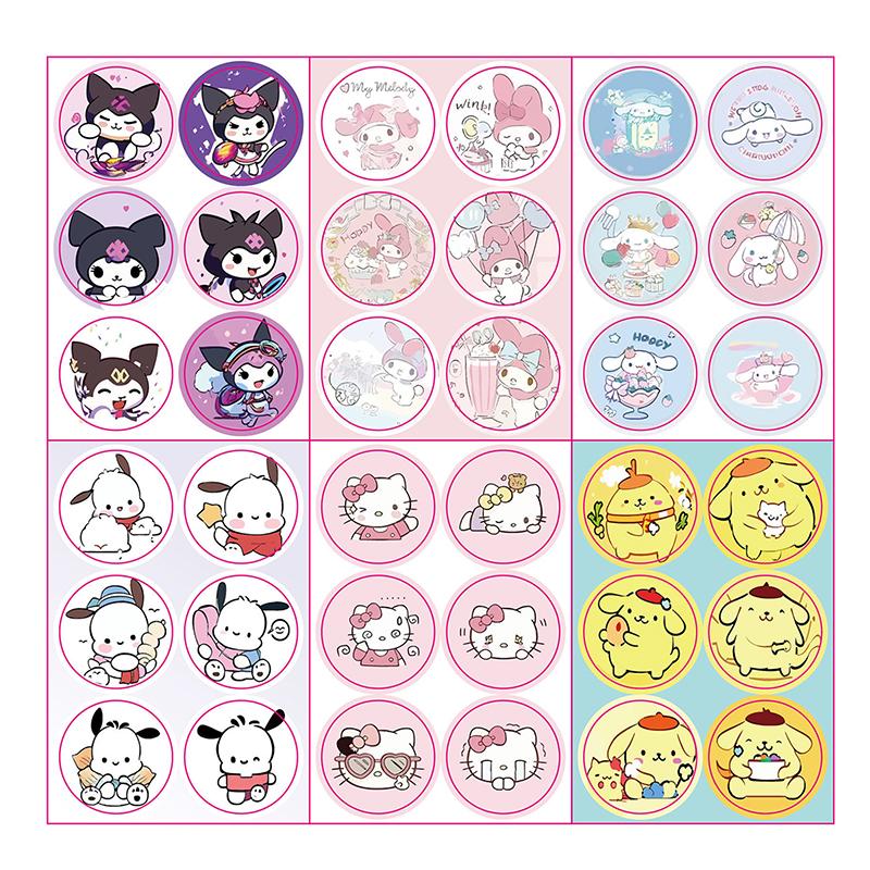 36Pcs Sanrio Kuromi Cinnamoroll My Melody Anti-Mosquito Stickers Screen Patch Stickers Anti Mosquito Clothing Hat Decoration 4