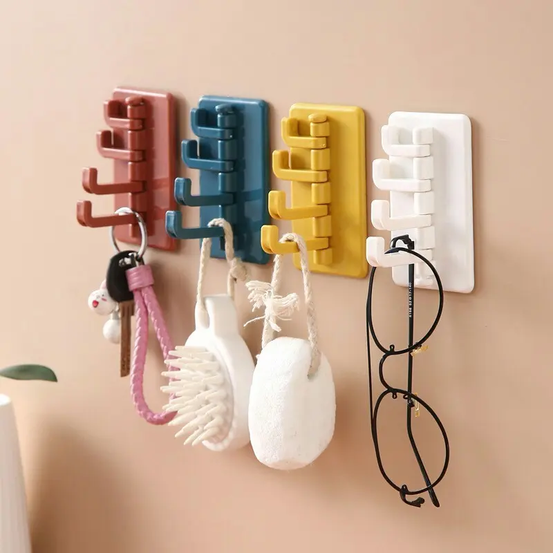 4in1 - gantungan hook 4 in 1 tempelan dinding hanger kuat multifungsi 1