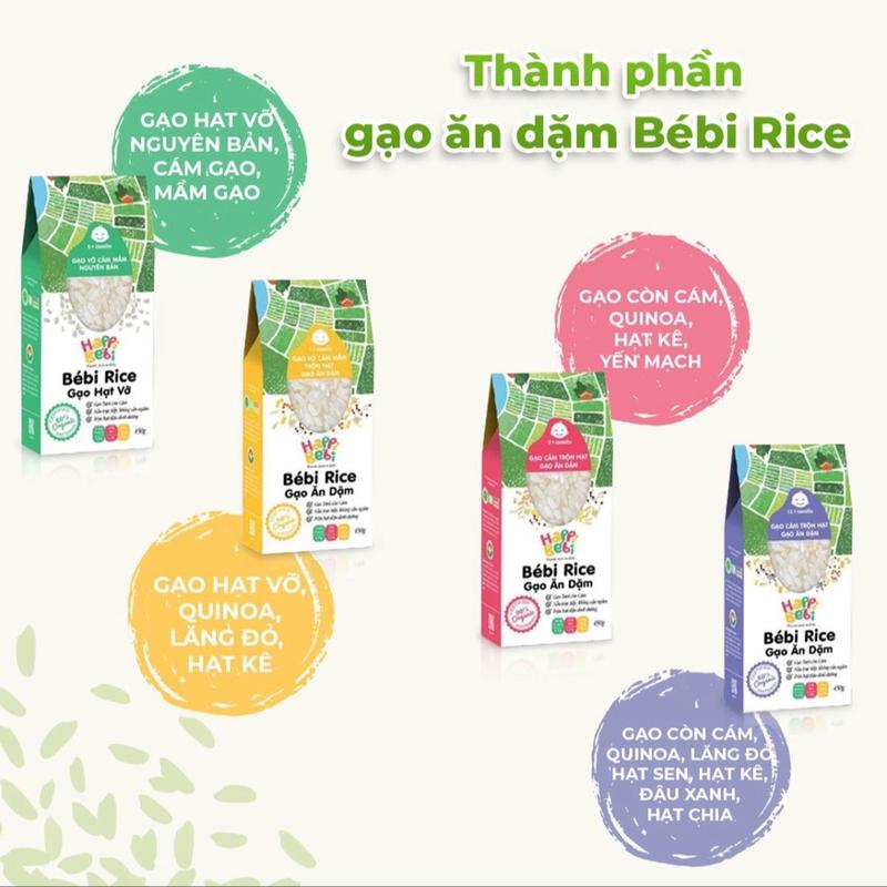 Gạo BÉBI RICE hữu cơ mix hạt ăn dặm cho bé từ 6 tháng 1