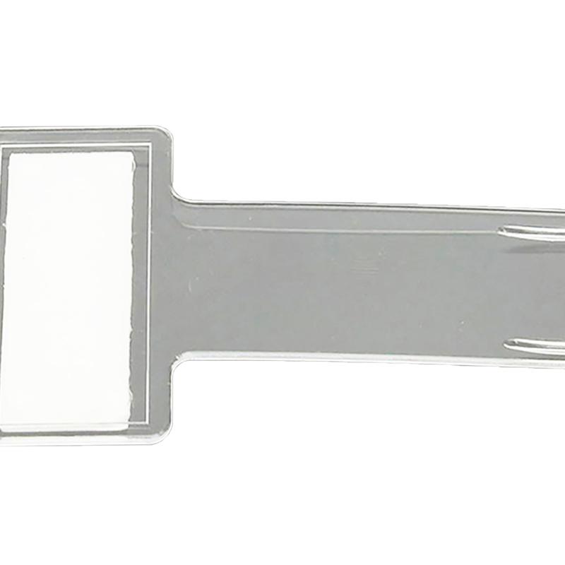 Product Introduction of [QUE] Ticket Holder Clip Transparent Durable Plastic Parking Permit Holder for Office 0