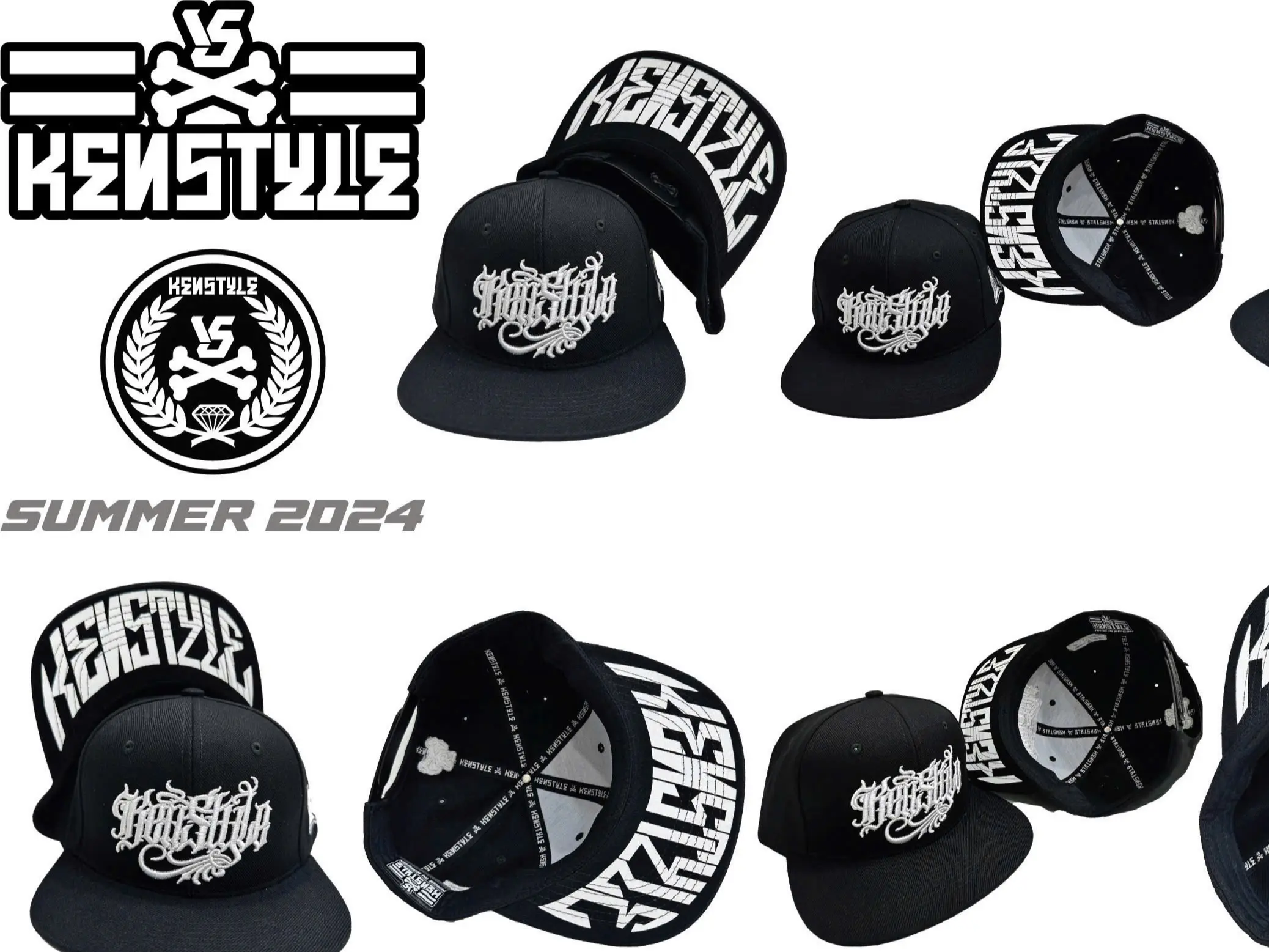 [MUA 2SP TẶNG 1 TÚI TOTE] SNAPBACK HYBEAR KENSTYLE 2024 Cap phong cách streetwear mạnh mẽ và cá tính Nam Pin