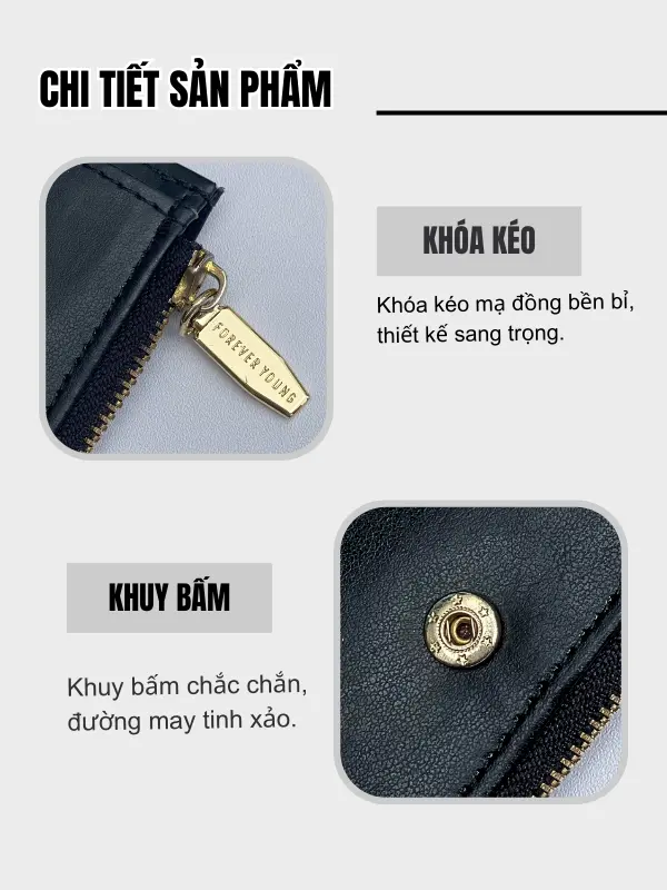 Ví Nữ Mini Cầm Tay Đựng Tiền Nhỏ Gọn Dễ Thương PFY26 6