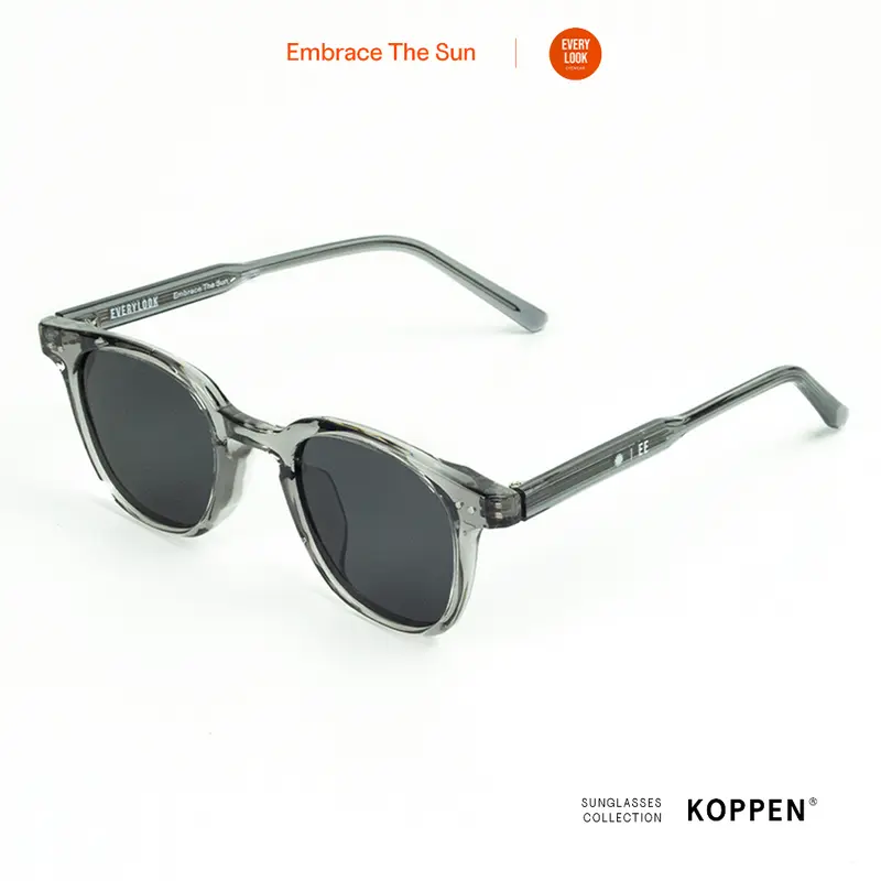 Everylook - KOPPEN | Polarized Sunglasses Frame Kacamata Hitam Pria Wanita Acetate TR Anti UV Protection 1