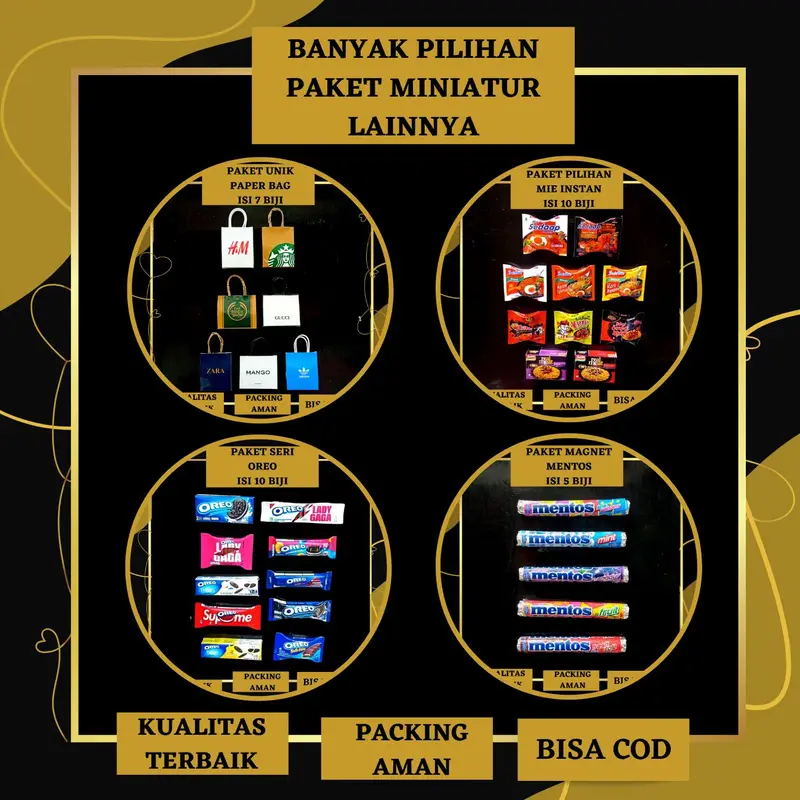 Magnet Kulkas Tempelan Gantungan Kunci Paket Jajanan Bocil Isi 10 Biji 6
