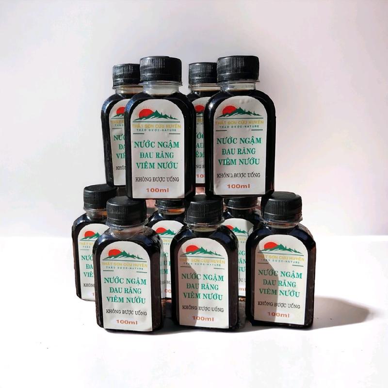 Nước ngậm hỗ trợ sâu răng, viêm nướu, đau răng, sâu răng, hôi miệng, răng chắc khỏe - Thất Sơn Cửu Huyền Nước Súc Miệng Súc Miệng