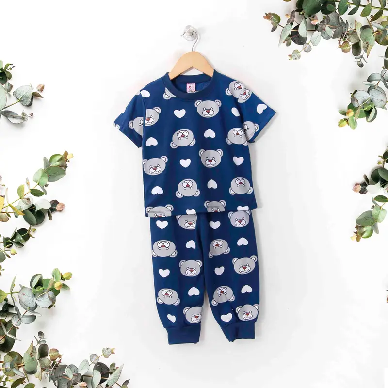 Stelan Premium anak laki-laki  Lengan panjang 1-8 tahun motif full/set baju tidur anak cowok/stelan anak laki-laki/pajamas/piyama anak laki-laki/baju tidur anak laki-laki 4