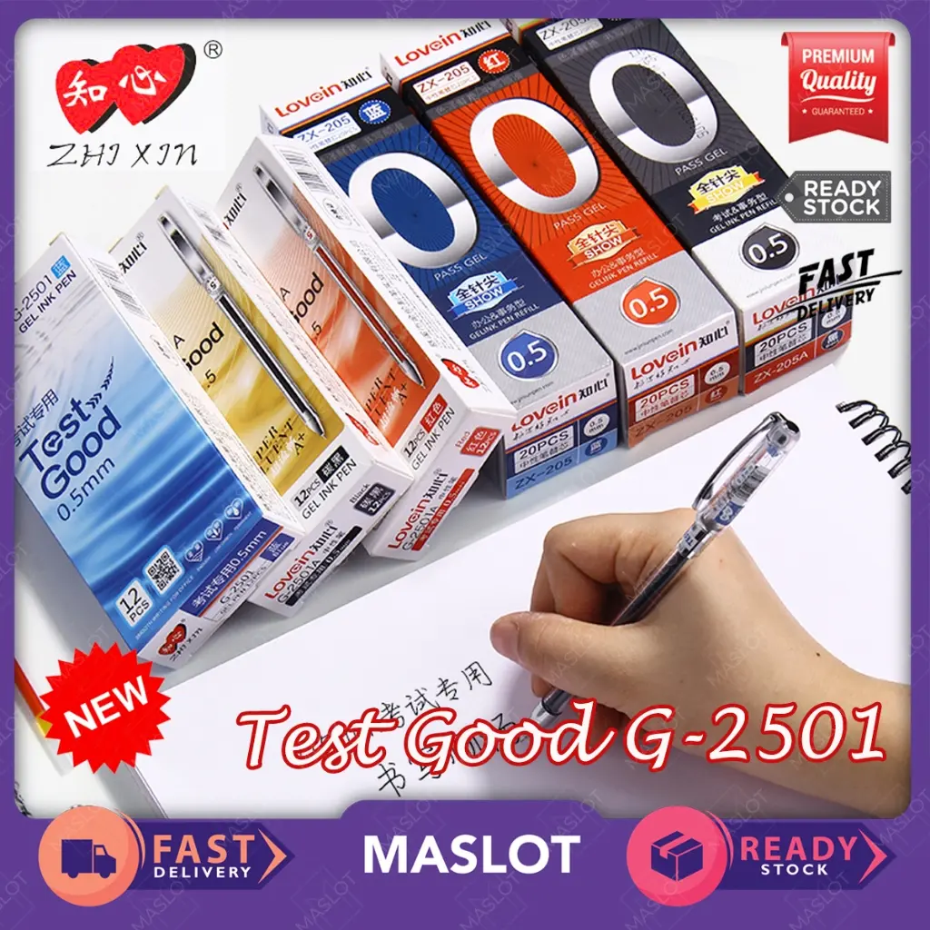 bút gel mực xanh thiên long - TikTok Shop Malaysia