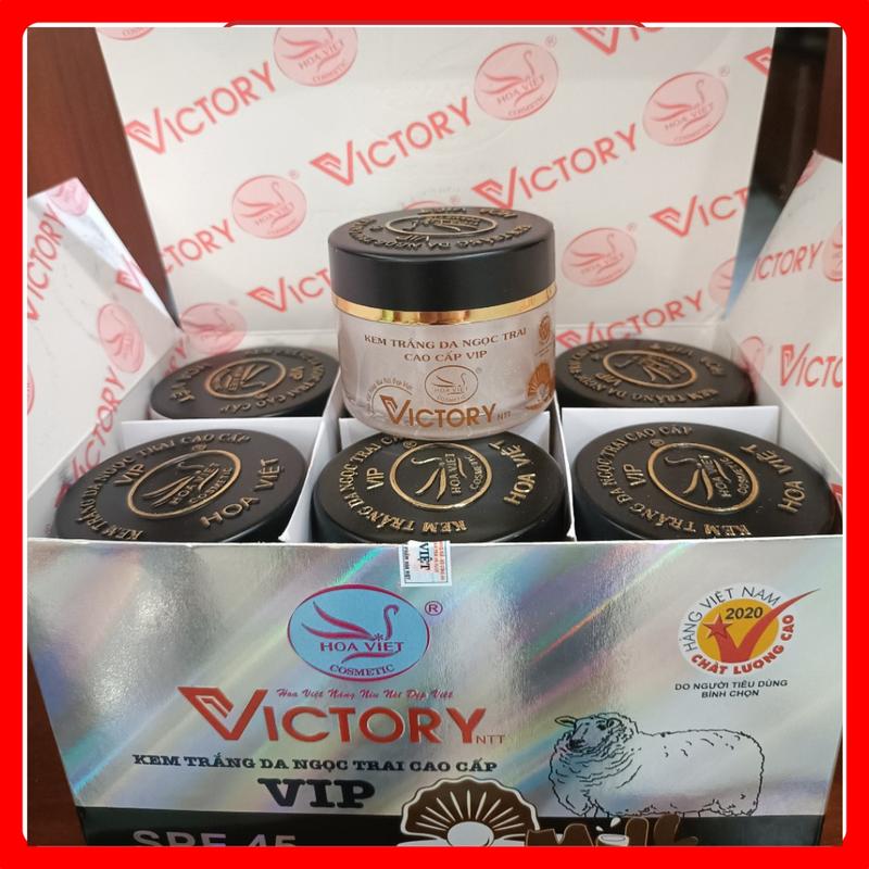 Kem victory hoa việt dưỡng trắng da cao cấp vip nắp đen 14g 0