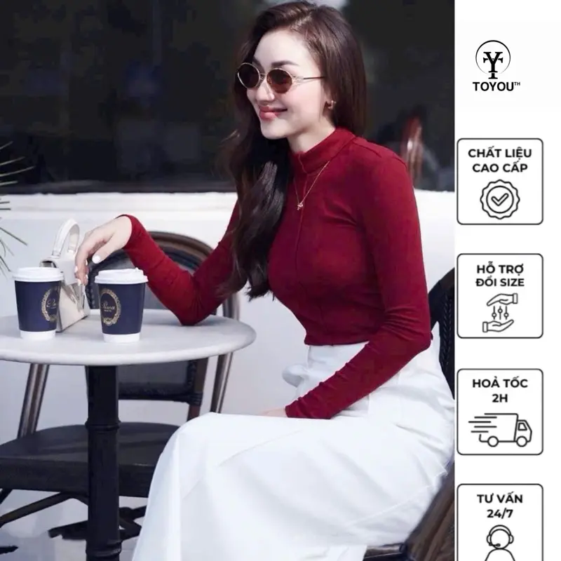 Chân váy kaki, Áo thun li giữa, chất đẹp, hàng thiết kế Voi Nữ Women