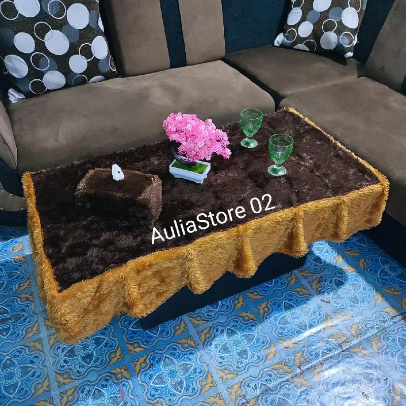 Taplak Meja Ruang Tamu/Taplak Meja Rumbai Kombinasi 5