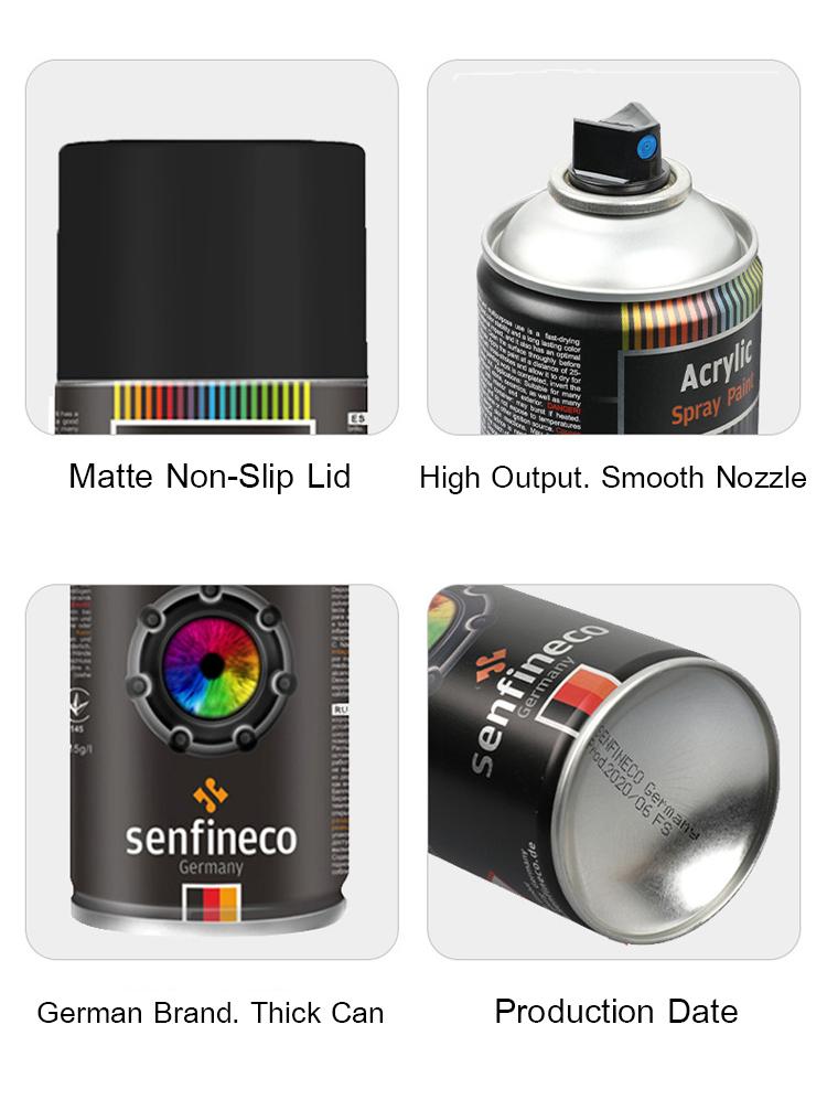 Handheld Automotive Touchup Pen with German Selfspray Paint Black and White Rustproof Chrome Coating