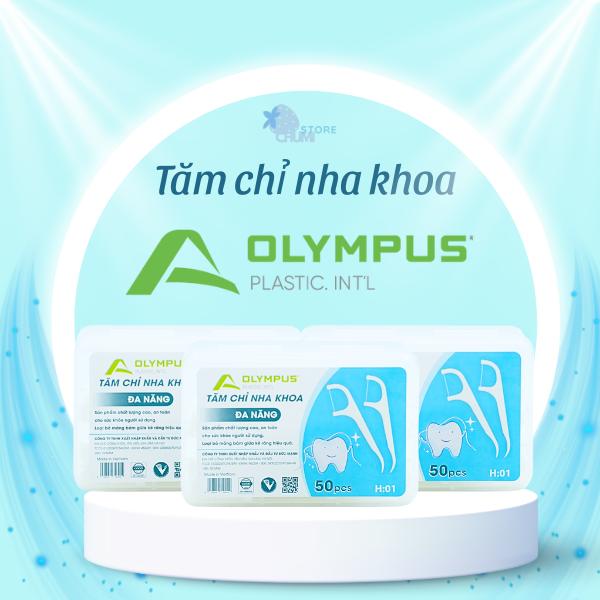 {CHÍNH HÃNG} Combo 6 - 12 Hộp tổng 300 - 600 chiếc Tăm chỉ nha khoa OLYMPUS - Hàng Việt Nam chất lượng cao - chinhakhoa