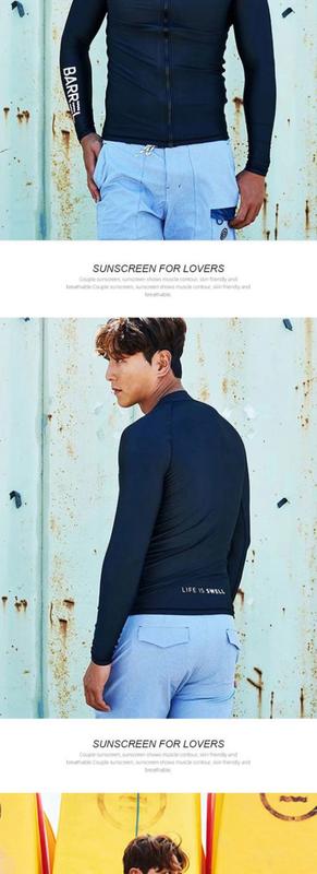Product Introduction of Korean Swimsuit Men's Diving Suit Quick-Drying Long-Sleeved Trousers Sunscreen Jellyfish Surfing Suit Hot Spring Vacation Split Swimsuit 19