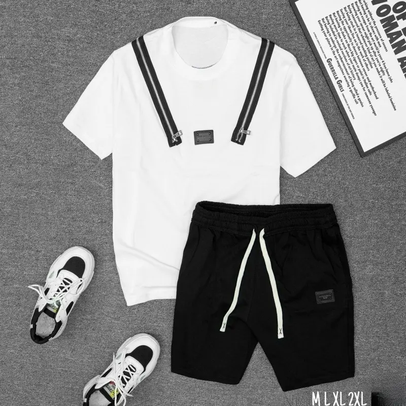 Bộ thể thao nam tính Sport KHÓA KÉO mặc hè chất liệu thun lạnh cao cấp Chạy Bộ