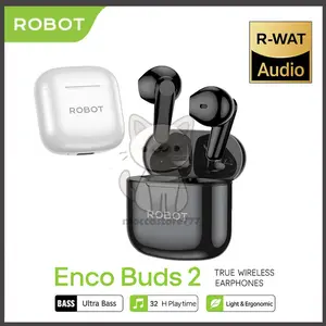 TWS Robot Encobuds 2 True Wireless Semi In Ear Mini Earbuds Bluetooth 6.0 - Garansi Resmi 1 Tahun