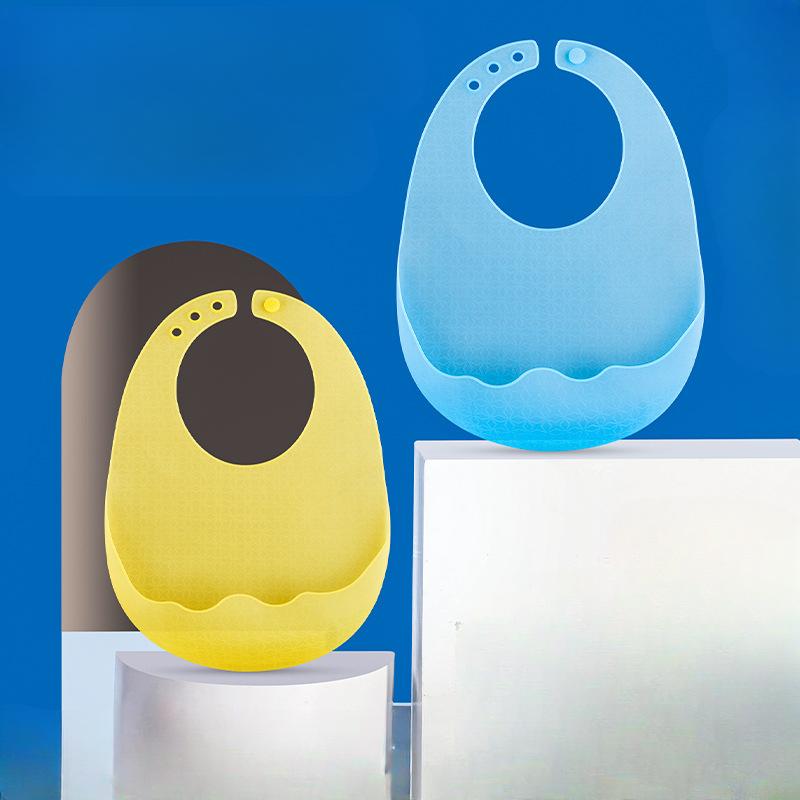 Product Introduction of Summer Food Grade Silicone Bib for Babies, Lightweight, Transparent, Waterproof, Complementary Food Bib for Children, No Need To Wash, Food Drool Bag baby bibs 1