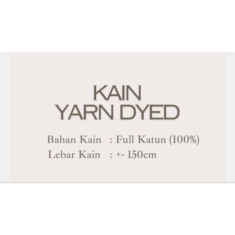Kain Katun Motif Salur Dobby Yarn Dyed (Gamis Triset Dan Gamis Salafina) lebar 150 cm 1
