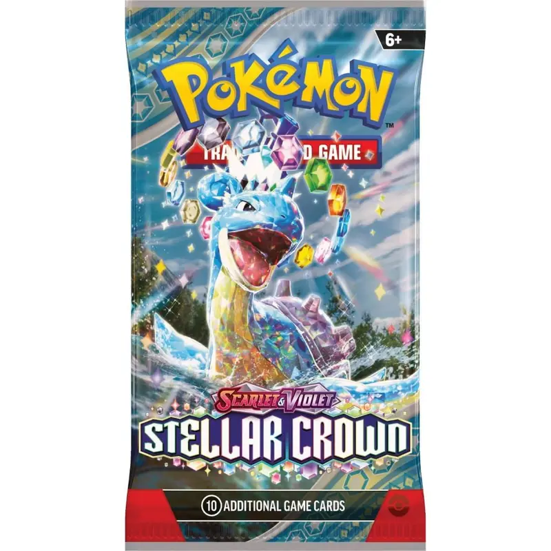 Pokémon TCG: Gói thẻ bài  Scarlet & Violet-Stellar Crown Booster Pack (10 Cards) 4