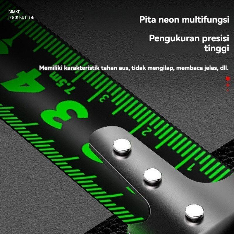 Alat Ukur Ketebalan Neon Anti Air - Pita Pengukur Industri Presisi Tinggi Baja Tahan Karat 3M/7.5M/10M - Akurat & Tahan Lama Alat Ukur Ketebalan Neon Anti Air - Pita Pengukur Industri Presisi Tinggi Baja Tahan Karat 3M/7.5M/10M - Akurat & Tahan Lama